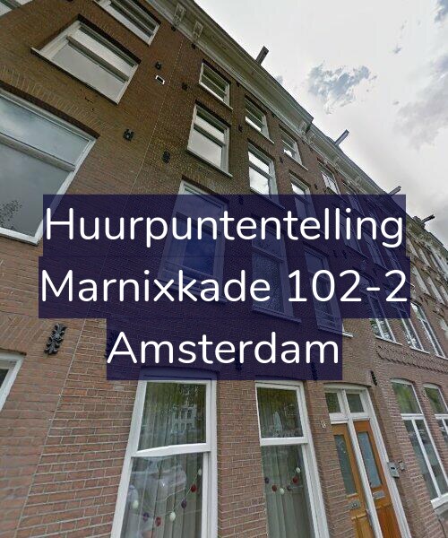 Foto gevel Huurpuntentelling voor Marnixkade 102-2, Amsterdam