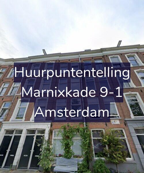 Foto gevel Huurpuntentelling voor Marnixkade 9-1, Amsterdam