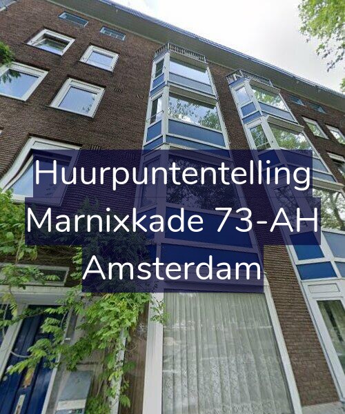 Foto gevel Huurpuntentelling voor Marnixkade 73-AH, Amsterdam