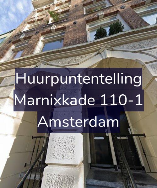 Foto gevel Huurpuntentelling voor Marnixkade 110-1, Amsterdam
