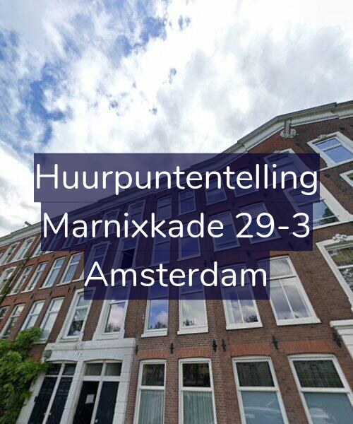 Foto gevel Huurpuntentelling voor Marnixkade 29-3, Amsterdam