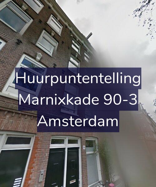Foto gevel Huurpuntentelling voor Marnixkade 90-3, Amsterdam