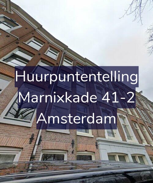 Foto gevel Huurpuntentelling voor Marnixkade 41-2, Amsterdam