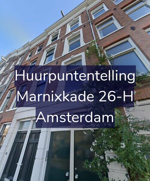 Foto gevel Huurpuntentelling voor Marnixkade 26-H, Amsterdam