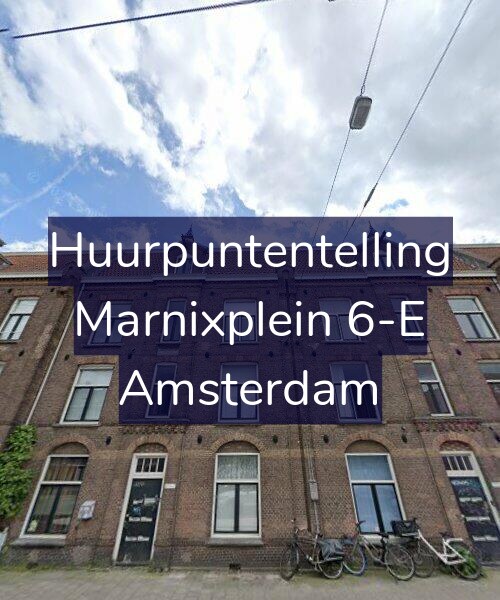Foto gevel Huurpuntentelling voor Marnixplein 6-E, Amsterdam