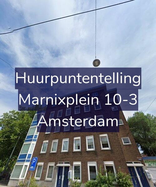 Foto gevel Huurpuntentelling voor Marnixplein 10-3, Amsterdam