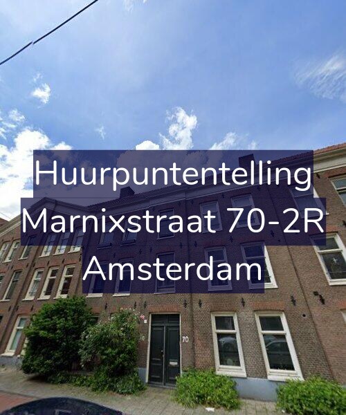 Foto gevel Huurpuntentelling voor Marnixstraat 70-2R, Amsterdam