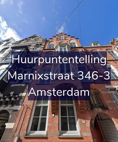 Foto gevel Huurpuntentelling voor Marnixstraat 346-3, Amsterdam