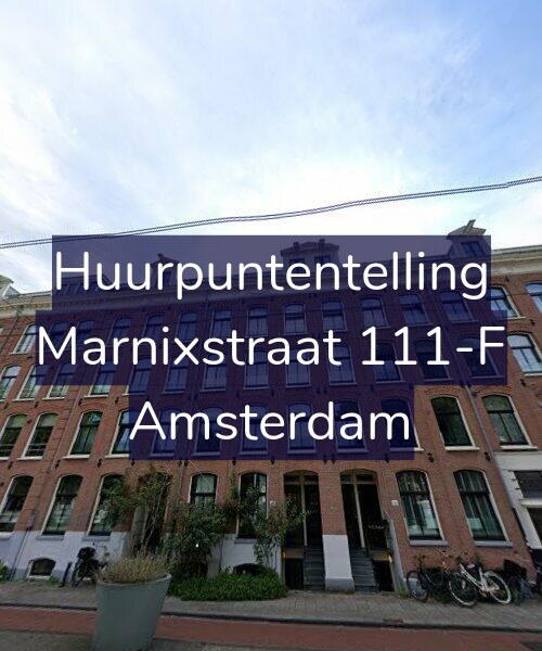 Foto gevel Huurpuntentelling voor Marnixstraat 111-F, Amsterdam