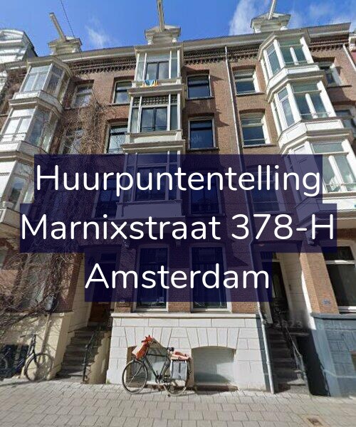 Foto gevel Huurpuntentelling voor Marnixstraat 378-H, Amsterdam