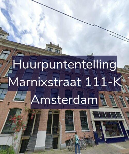 Foto gevel Huurpuntentelling voor Marnixstraat 111-K, Amsterdam