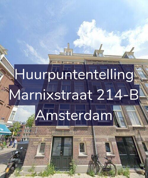 Foto gevel Huurpuntentelling voor Marnixstraat 214-B, Amsterdam