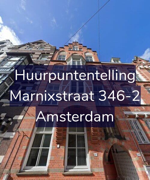 Foto gevel Huurpuntentelling voor Marnixstraat 346-2, Amsterdam