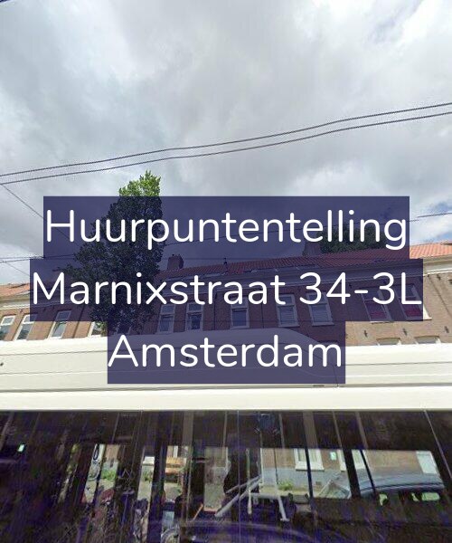 Foto gevel Huurpuntentelling voor Marnixstraat 34-3L, Amsterdam