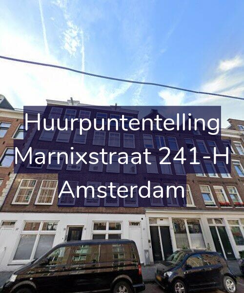 Foto gevel Huurpuntentelling voor Marnixstraat 241-H, Amsterdam