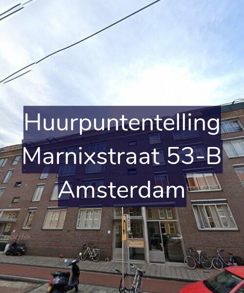 Foto gevel Huurpuntentelling voor Marnixstraat 53-B, Amsterdam