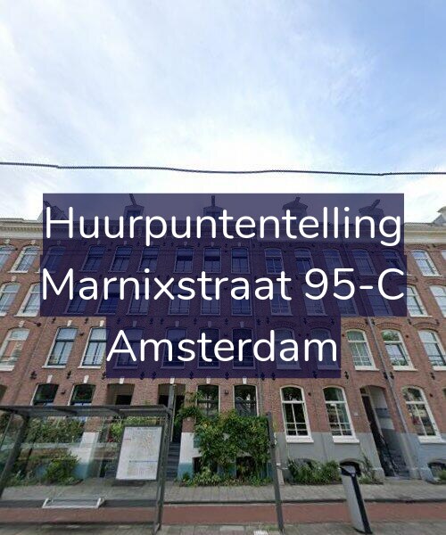 Foto gevel Huurpuntentelling voor Marnixstraat 95-C, Amsterdam