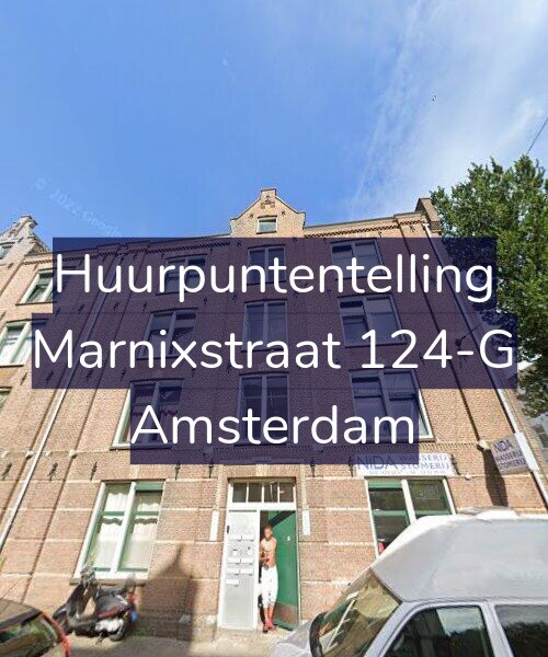 Foto gevel Huurpuntentelling voor Marnixstraat 124-G, Amsterdam