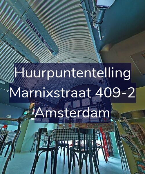 Foto gevel Huurpuntentelling voor Marnixstraat 409-2, Amsterdam