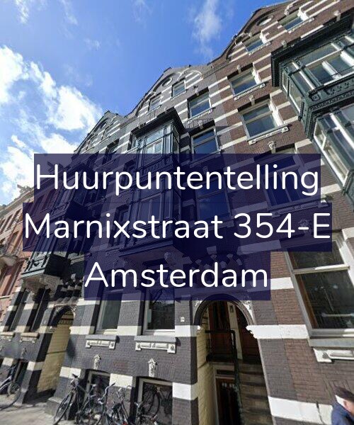 Foto gevel Huurpuntentelling voor Marnixstraat 354-E, Amsterdam