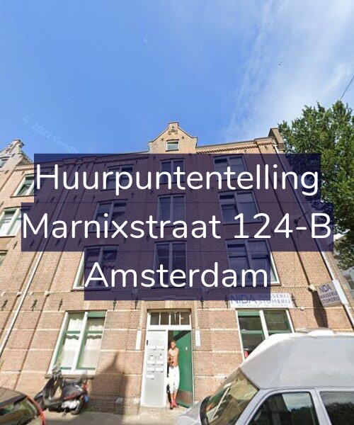 Foto gevel Huurpuntentelling voor Marnixstraat 124-B, Amsterdam