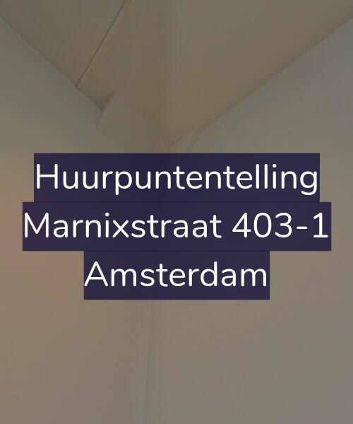 Foto gevel Huurpuntentelling voor Marnixstraat 403-1, Amsterdam