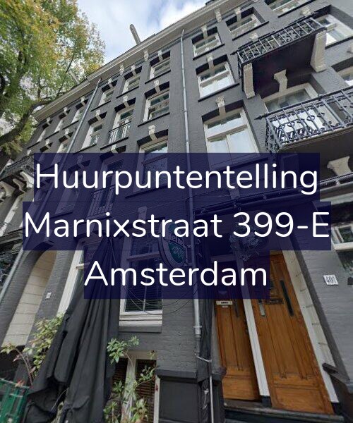 Foto gevel Huurpuntentelling voor Marnixstraat 399-E, Amsterdam