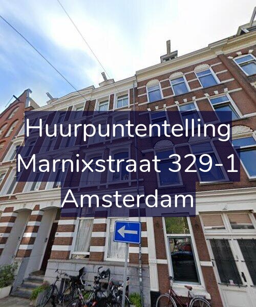 Foto gevel Huurpuntentelling voor Marnixstraat 329-1, Amsterdam