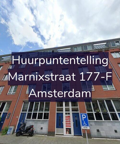 Foto gevel Huurpuntentelling voor Marnixstraat 177-F, Amsterdam