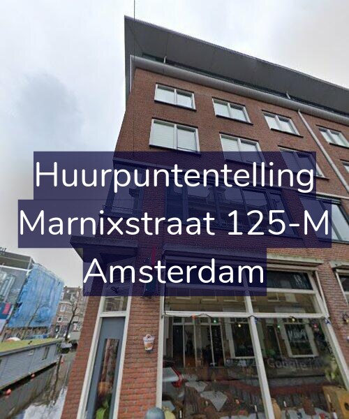 Foto gevel Huurpuntentelling voor Marnixstraat 125-M, Amsterdam