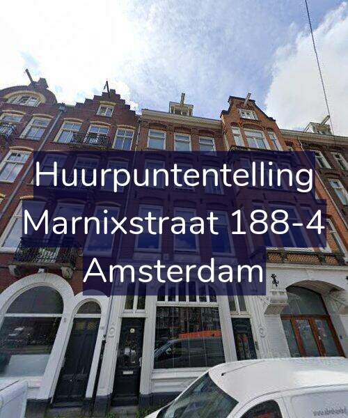 Foto gevel Huurpuntentelling voor Marnixstraat 188-4, Amsterdam