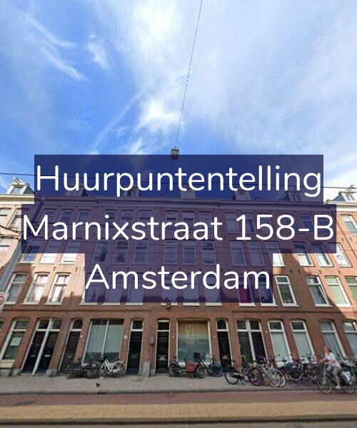 Foto gevel Huurpuntentelling voor Marnixstraat 158-B, Amsterdam
