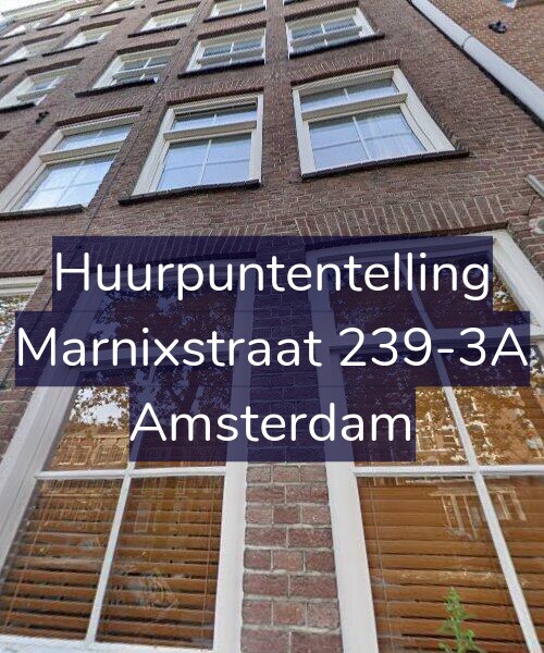 Foto gevel Huurpuntentelling voor Marnixstraat 239-3A, Amsterdam