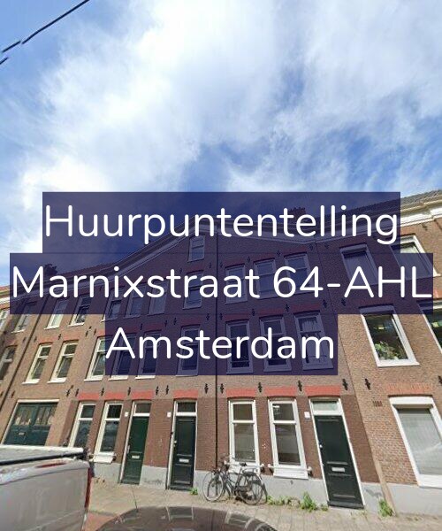 Foto gevel Huurpuntentelling voor Marnixstraat 64-AHL, Amsterdam