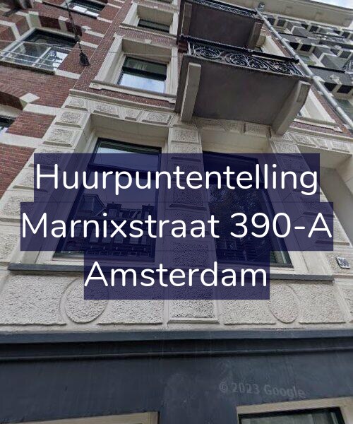 Foto gevel Huurpuntentelling voor Marnixstraat 390-A, Amsterdam