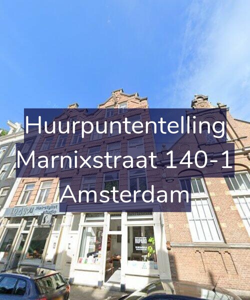 Foto gevel Huurpuntentelling voor Marnixstraat 140-1, Amsterdam