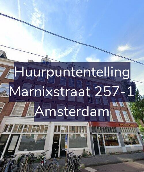 Foto gevel Huurpuntentelling voor Marnixstraat 257-1, Amsterdam