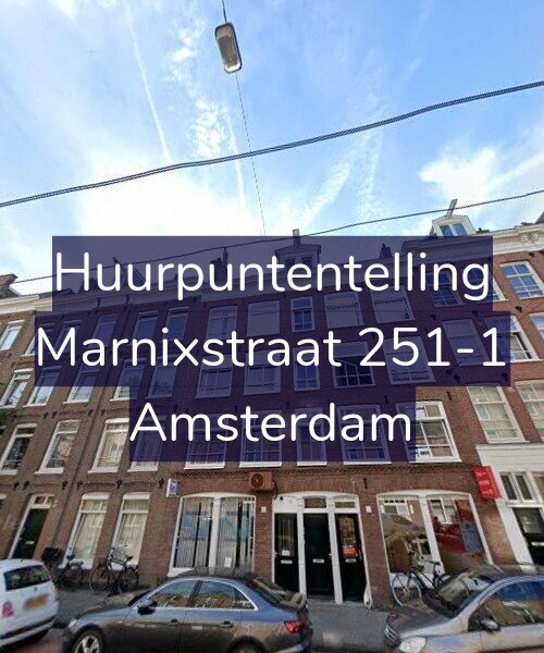 Foto gevel Huurpuntentelling voor Marnixstraat 251-1, Amsterdam
