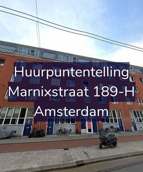 Foto gevel Huurpuntentelling voor Marnixstraat 189-H, Amsterdam