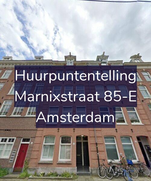 Foto gevel Huurpuntentelling voor Marnixstraat 85-E, Amsterdam