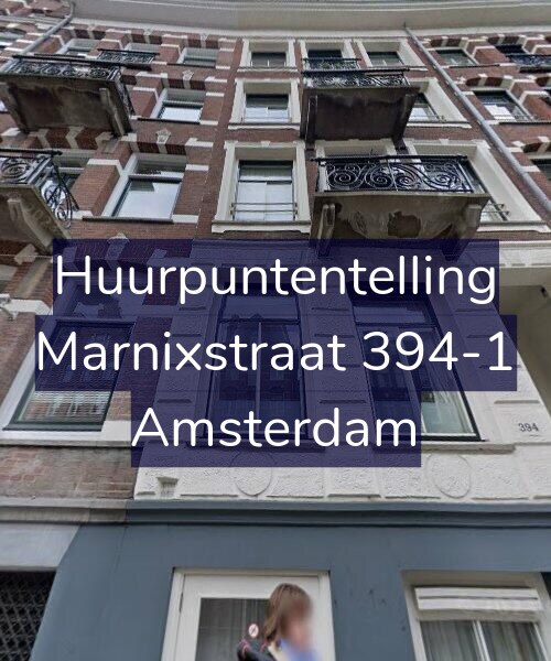 Foto gevel Huurpuntentelling voor Marnixstraat 394-1, Amsterdam