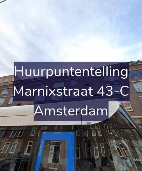 Foto gevel Huurpuntentelling voor Marnixstraat 43-C, Amsterdam