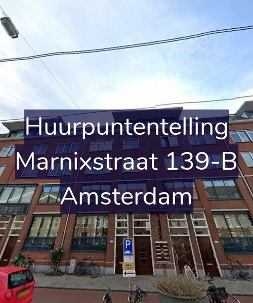 Foto gevel Huurpuntentelling voor Marnixstraat 139-B, Amsterdam