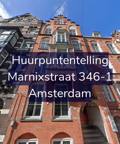 Foto gevel Huurpuntentelling voor Marnixstraat 346-1, Amsterdam