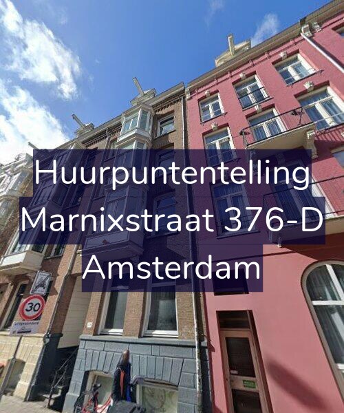 Foto gevel Huurpuntentelling voor Marnixstraat 376-D, Amsterdam