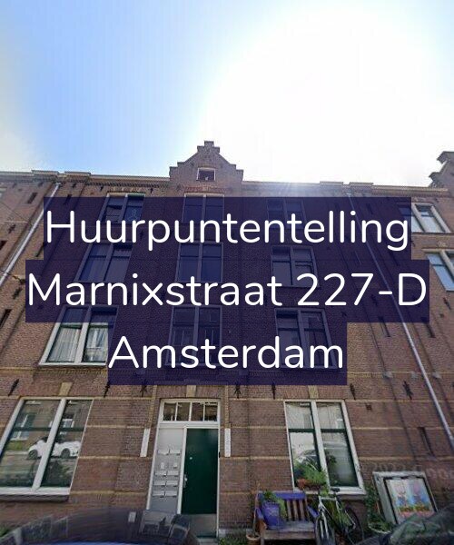 Foto gevel Huurpuntentelling voor Marnixstraat 227-D, Amsterdam