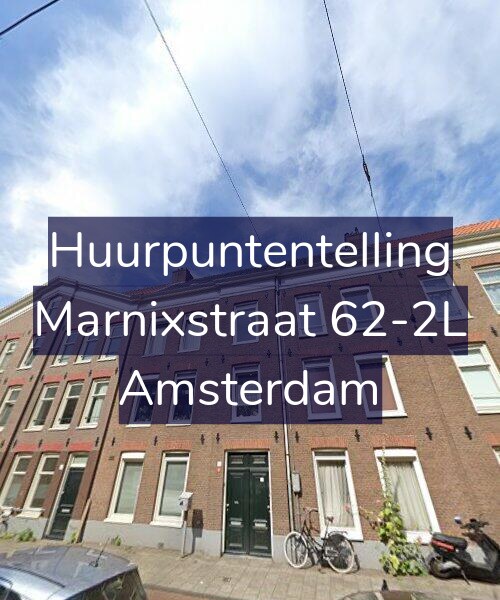 Foto gevel Huurpuntentelling voor Marnixstraat 62-2L, Amsterdam