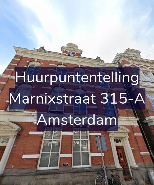 Foto gevel Huurpuntentelling voor Marnixstraat 315-A, Amsterdam