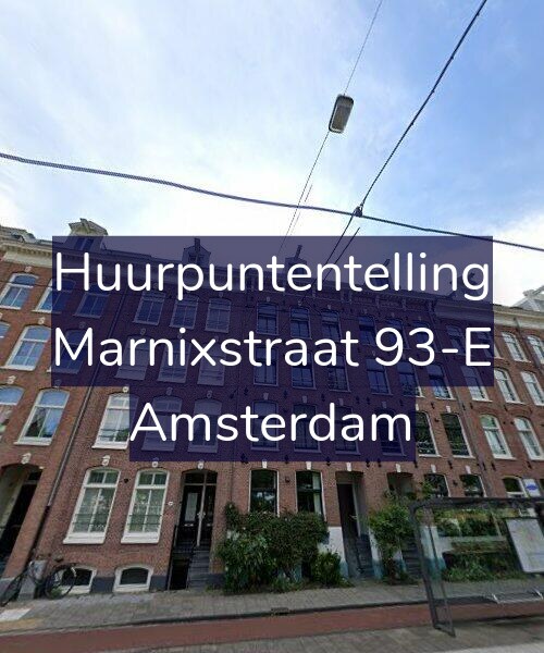Foto gevel Huurpuntentelling voor Marnixstraat 93-E, Amsterdam