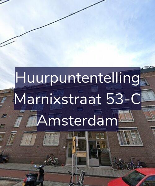 Foto gevel Huurpuntentelling voor Marnixstraat 53-C, Amsterdam